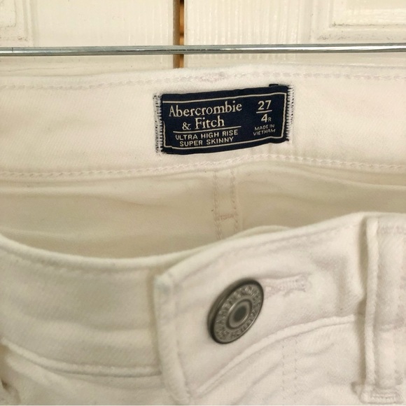 Abercrombie & Fitch Ultra High Rise Super Skinny Jeans Size 4R / 27 - Picture 3 of 10